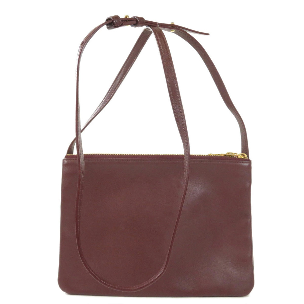 Celine Trio Shoulder Bag Leather